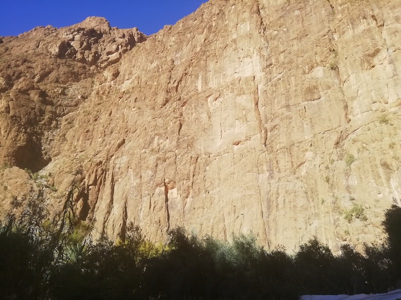 Mansour Gauche rock climbing area in the todra gorge