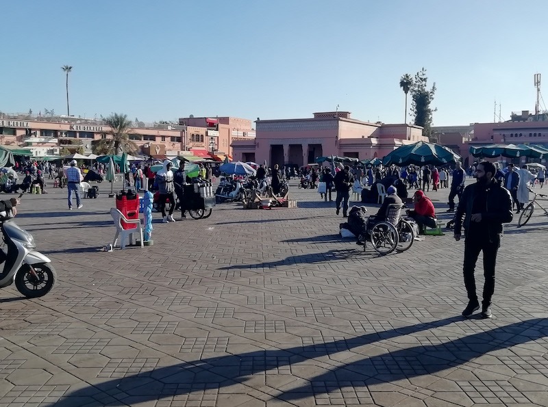 Djemaa el-Fna Square in Marrakech