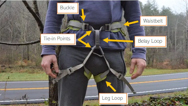 Anatomy of a climbing harness