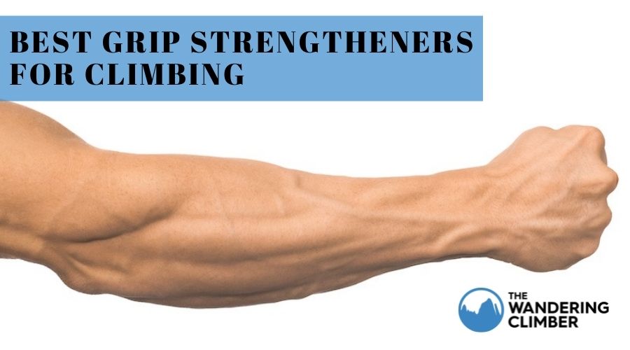 Forearm Trainer with Springseil for Athletes 5-60 kg Adjustable Finger Trainer Grip Strength Training Set for Fitness Climbing Strength Training Hand Rehabilitation Musicians Climbers 