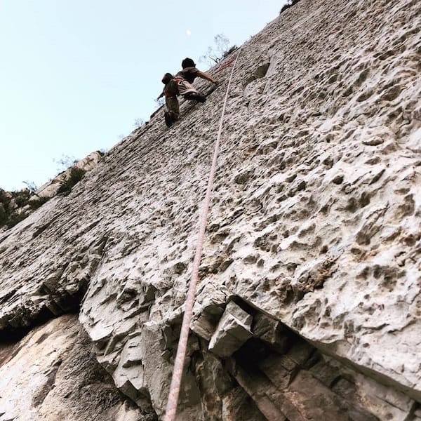 Man climbing
