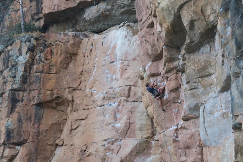 Man climbing